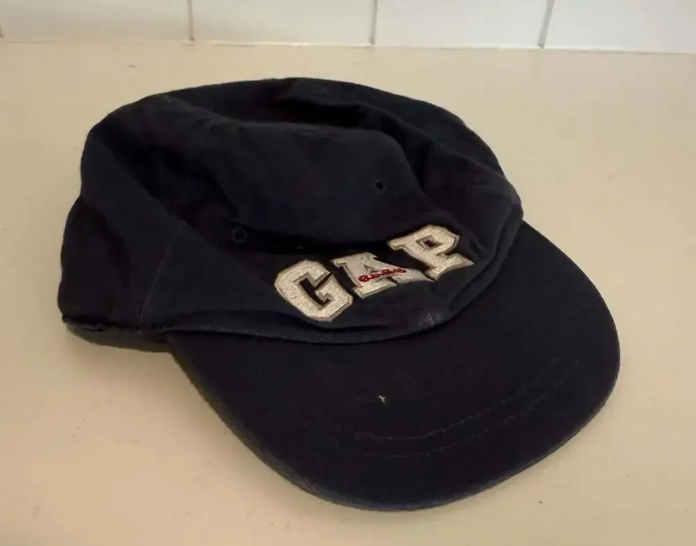 Baby Gap Navy Blue Embroidered Logo Baseball Cap Hat